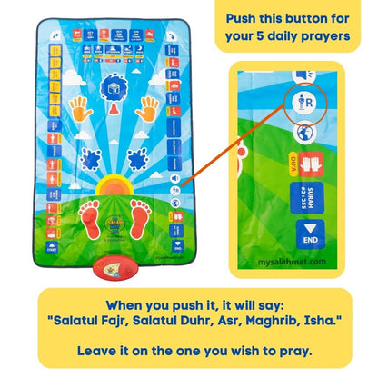 Educational Prayer Mat for Kids - Interactive Learning Tool