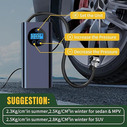 Tire Inflator Air Compressor for Quick and Easy Inflation Portable Solution