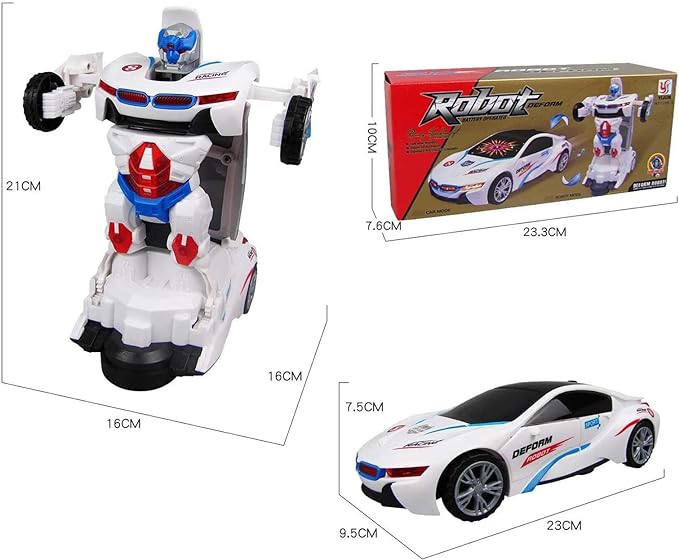 Robot Deform Car Transforming Action-Packed Toy Robot